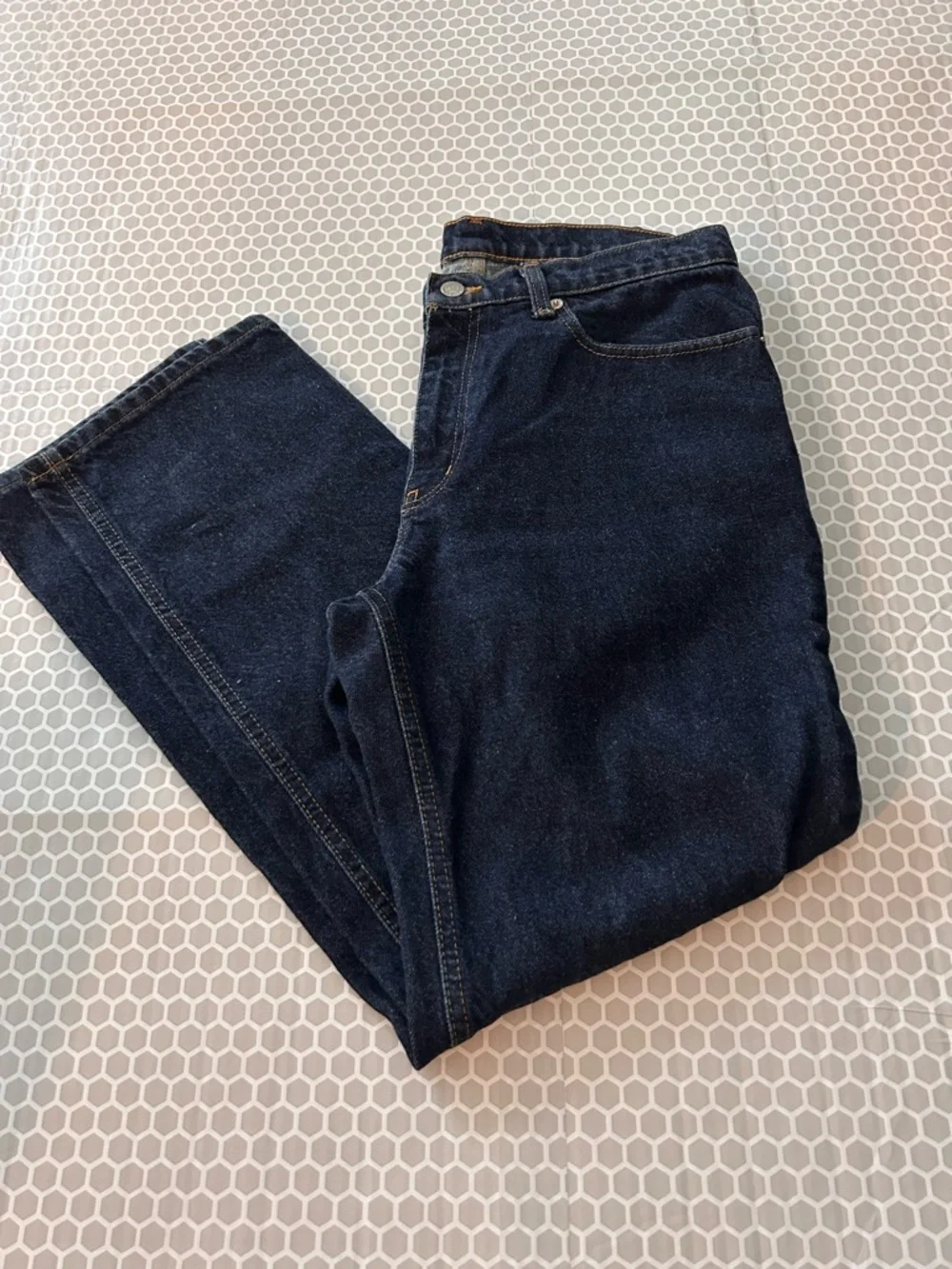 Ralph Lauren Dark Indigo Straight Jeans. Cotton